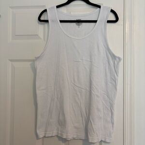 Goodfellow & Co White Ribbed Tank Top – Men’s XL - Item 0292